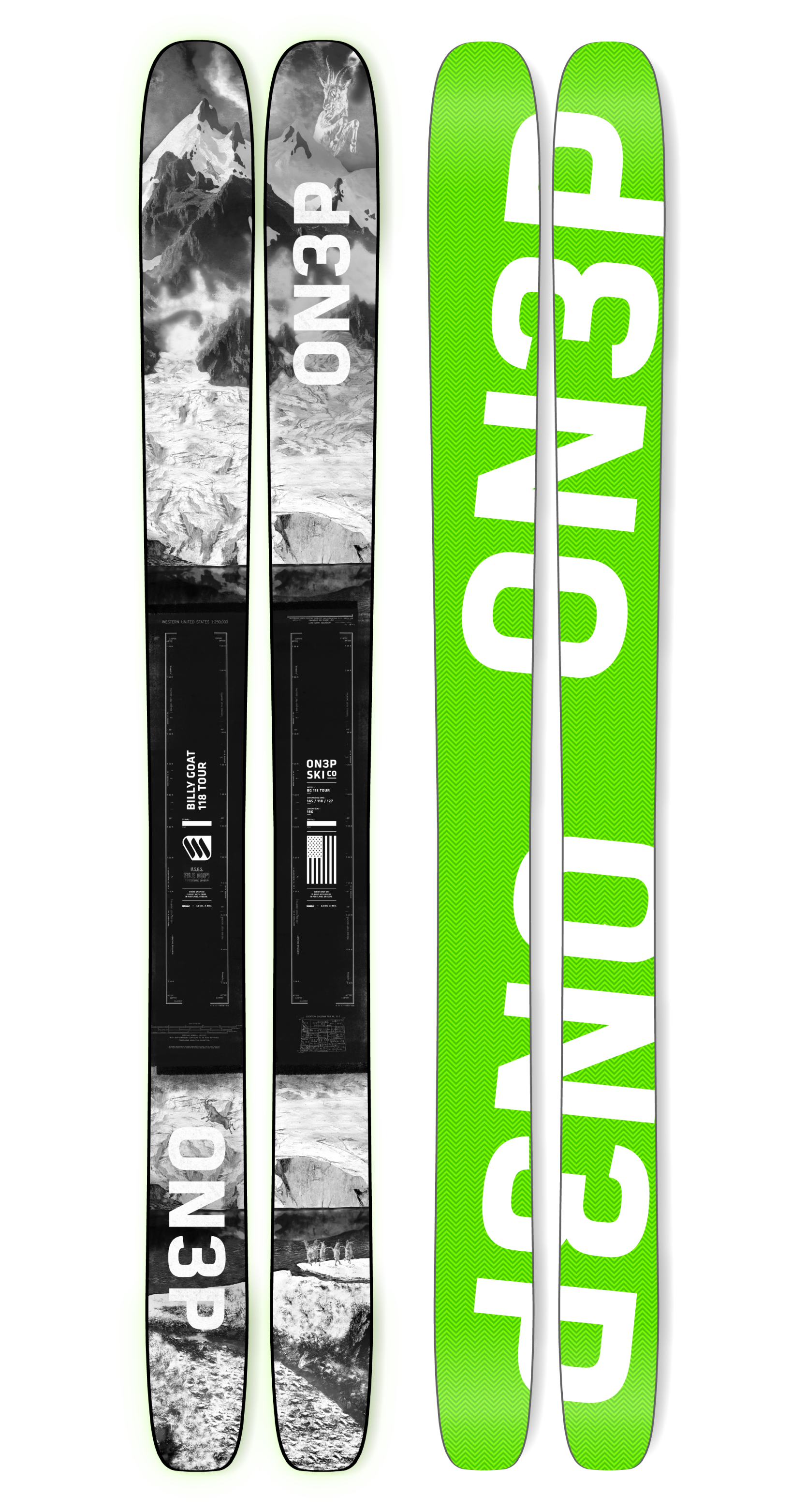 スキー板ON3P BILLY GOAT 186cm スキー板ON3P BILLY GOAT 186cm