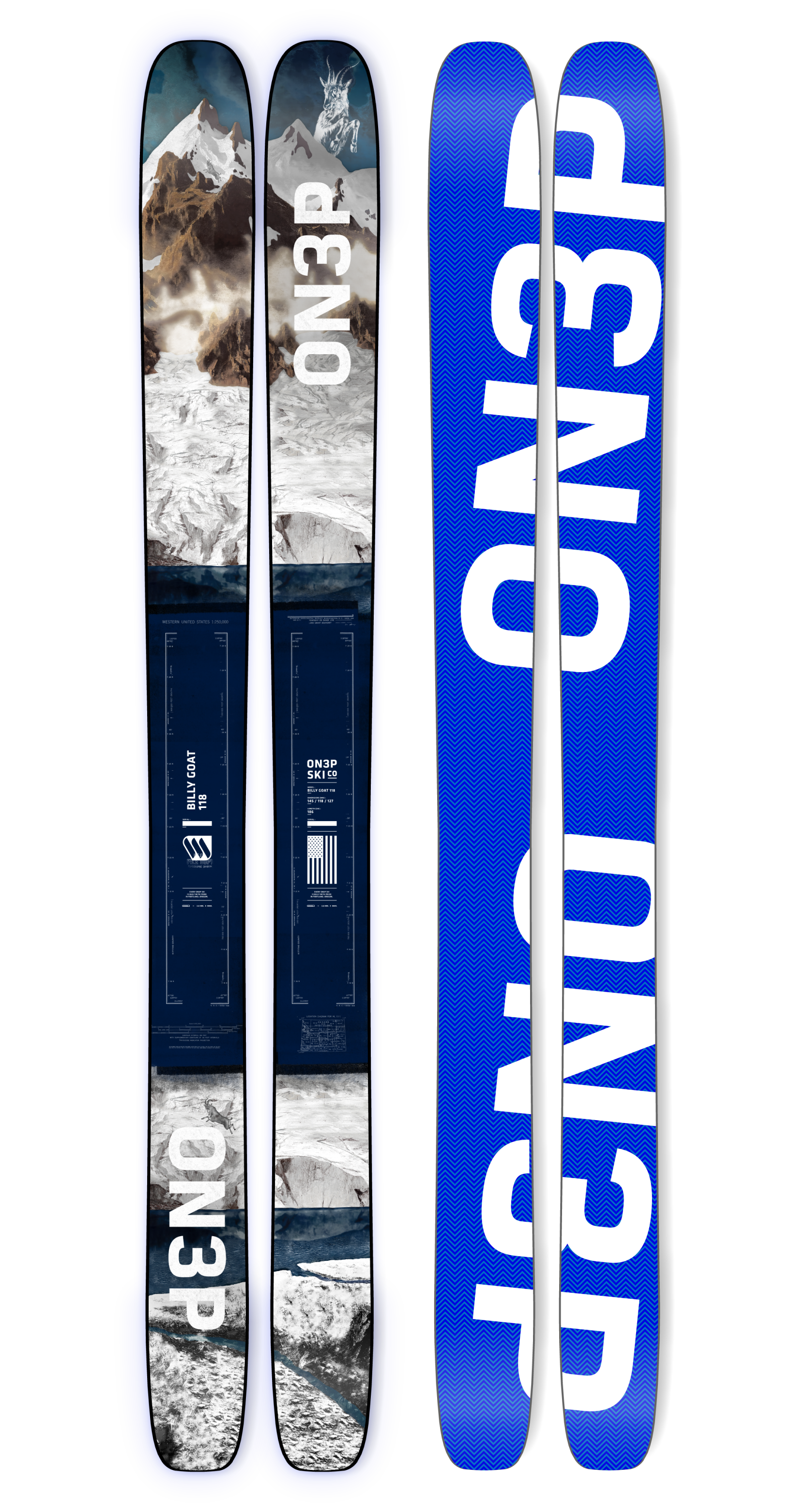 ON3P BILLY GOAT 176 センチ 最終値下げ 2025 Billy Goat 118 – ON3P Skis