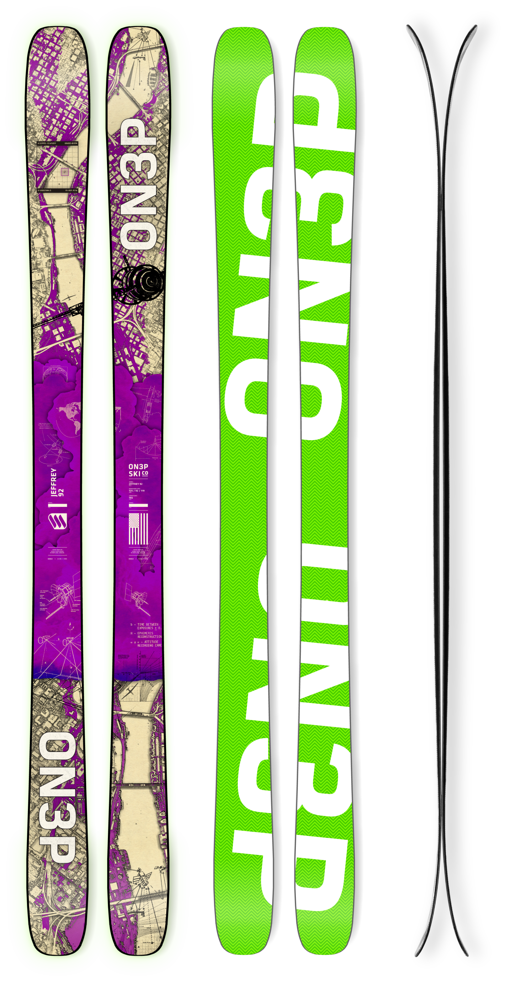 2026 ON3P - JEFFREY 92 - All Mountain Freestyle Skis – ON3P Skis 2026 ON3P - JEFFREY 92 - All Mountain Freestyle Skis – ON3P Skis