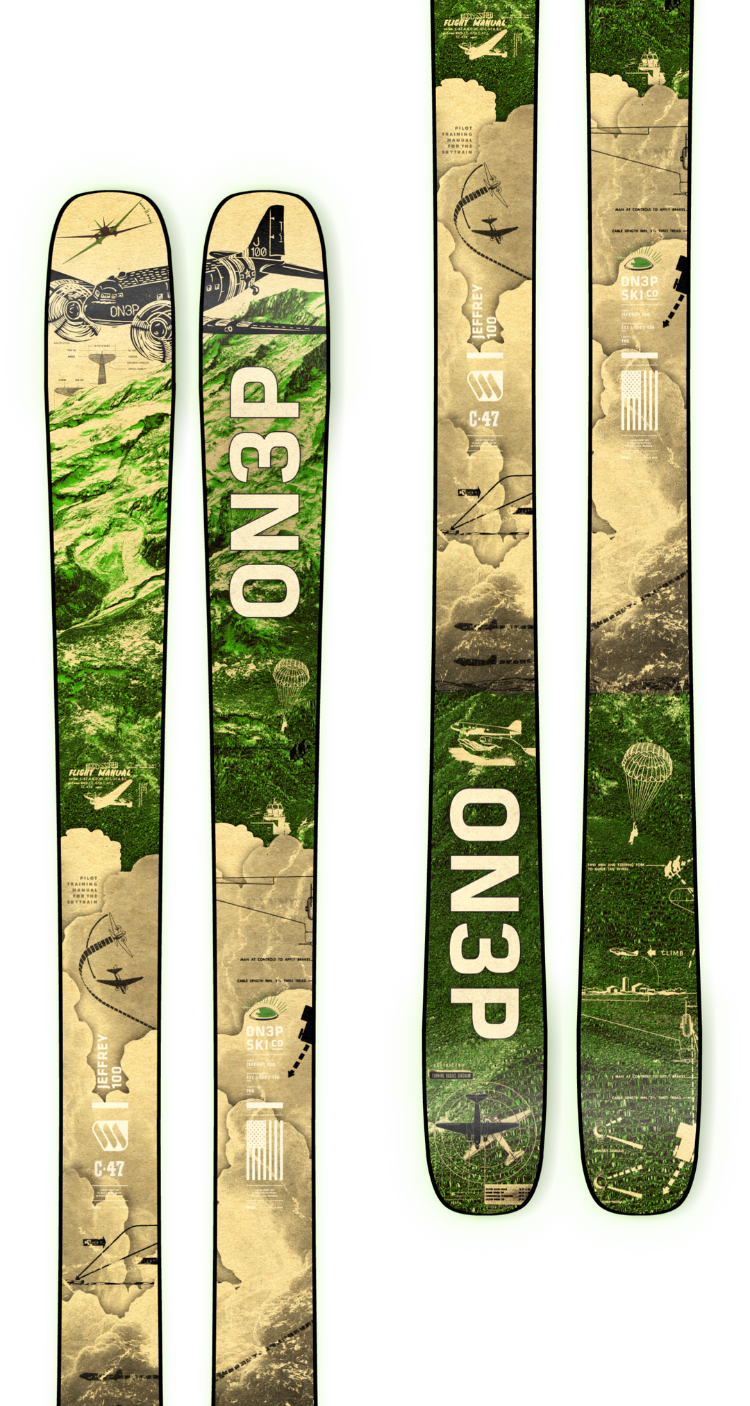 ON3P CUSTOM ジェフリー108 176cm ビンディング付き ON3P CUSTOM ON3P CUSTOM ジェフリー108 176cm ビンディング付き ON3P CUSTOM