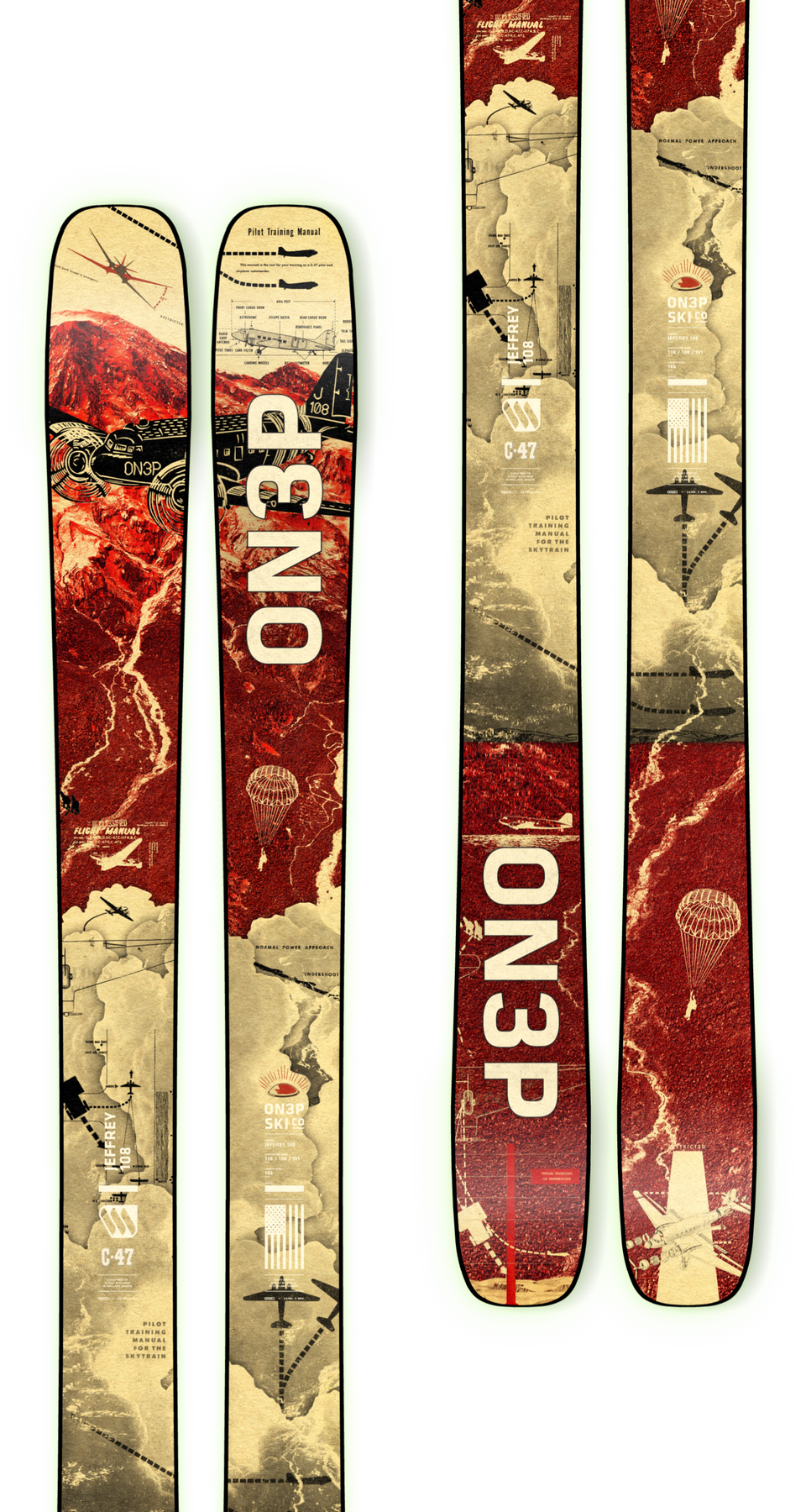 ON3P CUSTOM ジェフリー108 176cm ビンディング付き 2025 ON3P ON3P CUSTOM ジェフリー108 176cm ビンディング付き 2025 ON3P