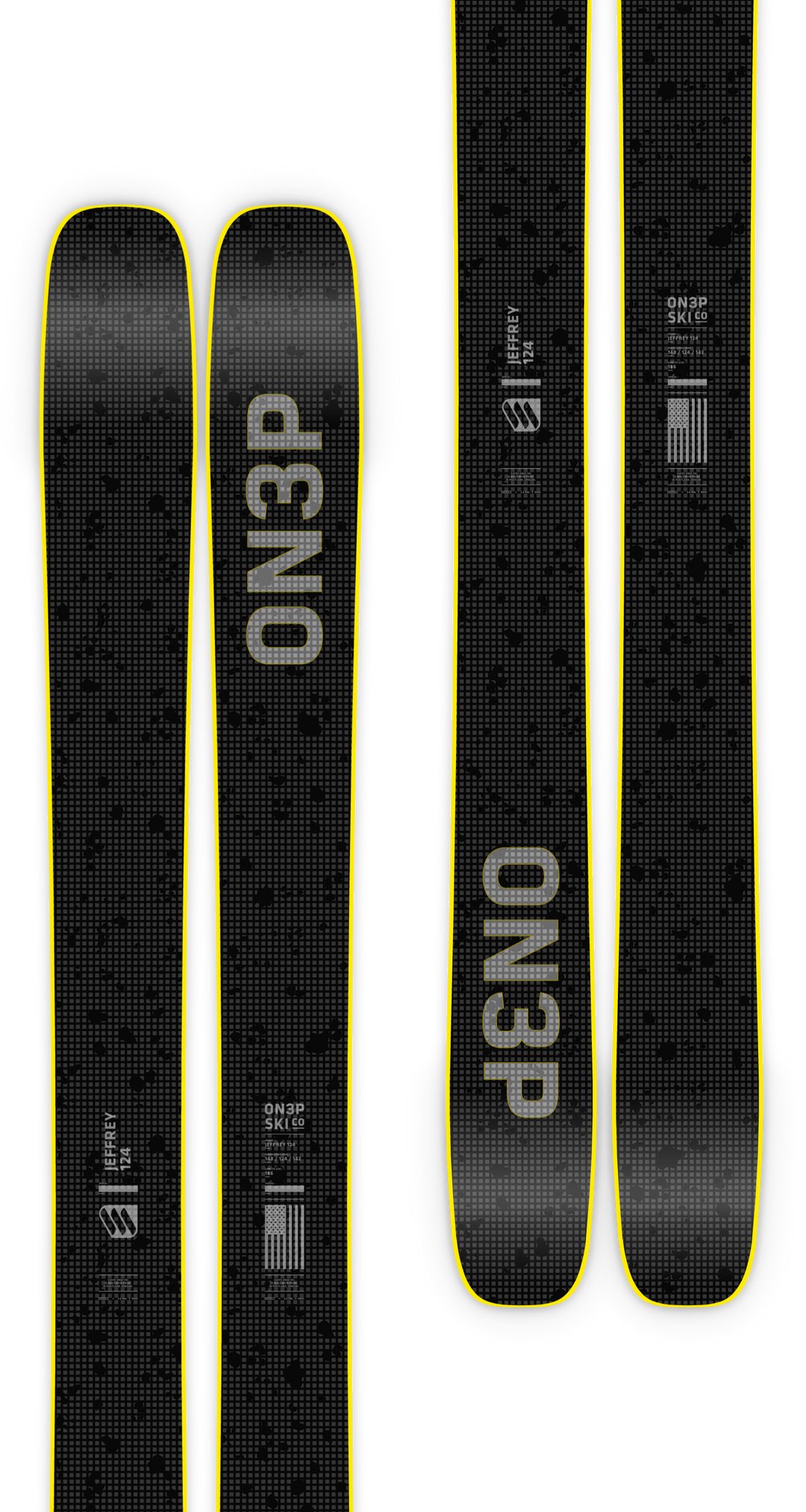 2025 ON3P - JEFFREY 124 - All Mountain Freestyle Skis – ON3P 2025 ON3P - JEFFREY 124 - All Mountain Freestyle Skis – ON3P