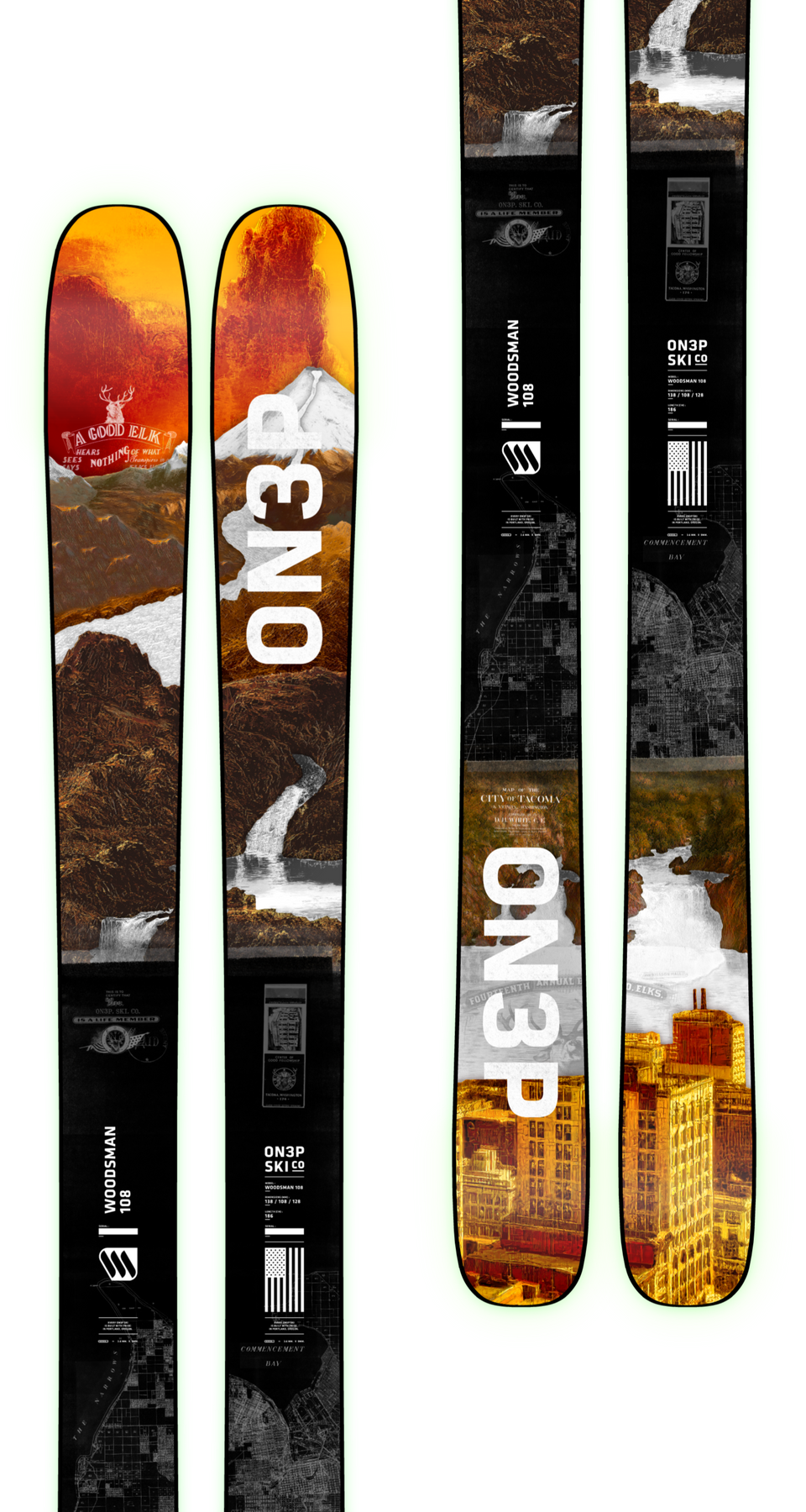 ON3P CUSTOM ジェフリー108 176cm ビンディング付き 2026 ON3P ON3P CUSTOM ジェフリー108 176cm ビンディング付き 2026 ON3P