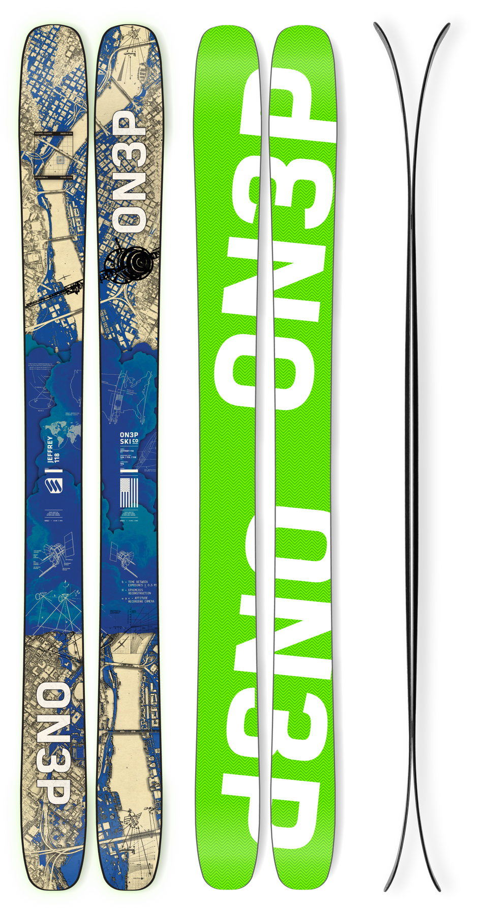 2026 ON3P - JEFFREY 118 - All Mountain Freestyle Skis – ON3P Skis 2026 ON3P - JEFFREY 118 - All Mountain Freestyle Skis – ON3P Skis