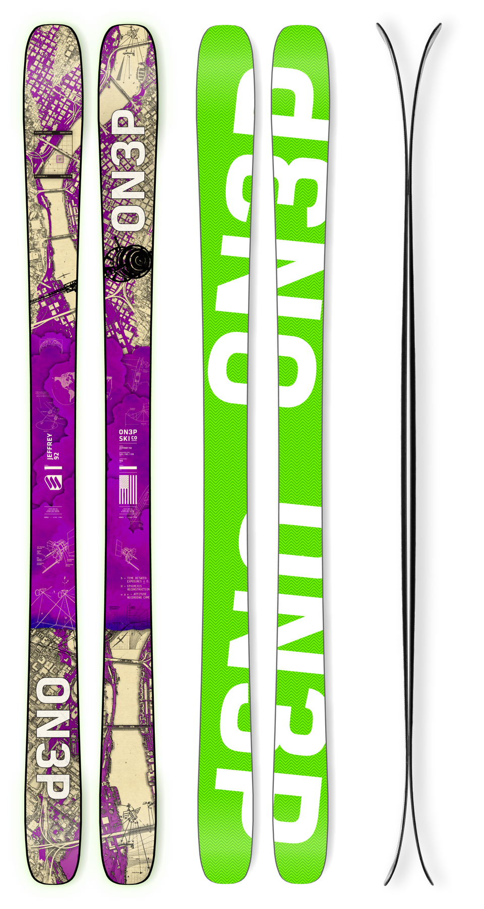 2026 ON3P - JEFFREY 92 - All Mountain Freestyle Skis – ON3P Skis 2026 ON3P - JEFFREY 92 - All Mountain Freestyle Skis – ON3P Skis